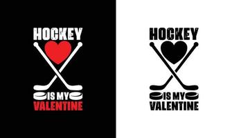 Hockey Quote T shirt design, typography vector