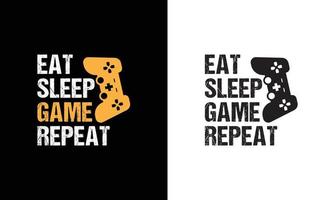 Gaming Quote T shirt design, typography vector