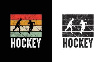 hockey citar t camisa diseño, tipografía vector