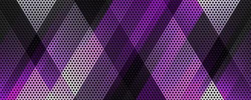 3D purple black techno abstract background overlap layer on dark space with lines decoration. Modern graphic design element perforated style for banner, flyer, card, brochure cover, or landing page vector