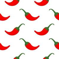 chili illustration seamless pattern vector