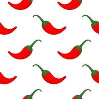 chili illustration seamless pattern vector