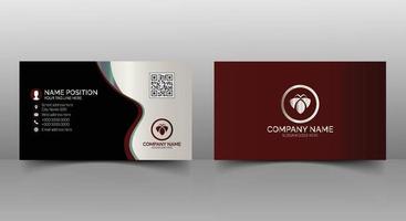 Modern  professional business card template design vector
