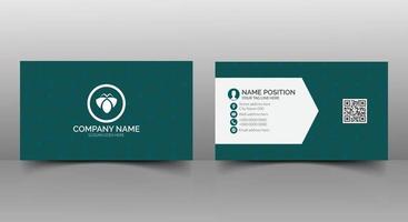 New stylish business card template design vector