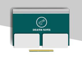 Simple mockup for business card vector