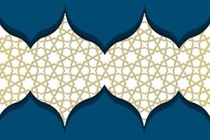 vector Flat arabic pattern background