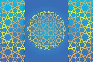 vector Flat arabic pattern background