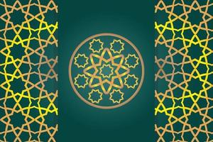 vector Flat arabic pattern background