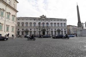 ROME, ITALY. NOVEMBER 22 2019 - President Sergio Mattarella arriving at Quirinale Building photo