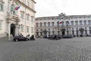 ROME, ITALY. NOVEMBER 22 2019 - President Sergio Mattarella arriving at Quirinale Building photo