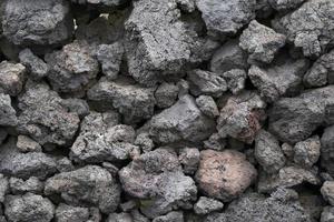 Pico island lava fields rocks photo