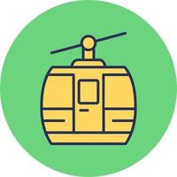 Cable Car Vector Icon