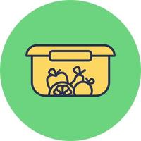 Food Container Vector Icon