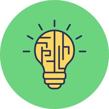 icono de vector de lógica