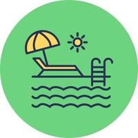 Swimming Pool Vector Icon