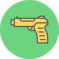 icono de vector de pistola