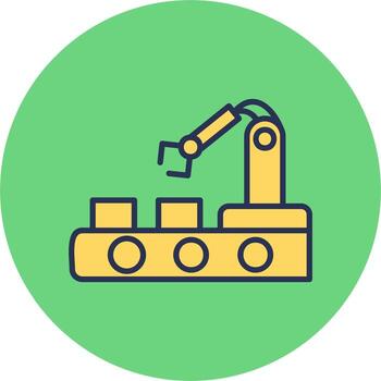 icono de vector de automatización