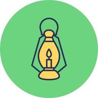 icono de vector de linterna