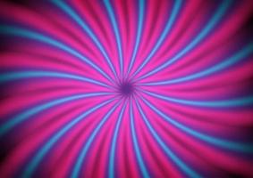 Background with radial twisted pattern rays in blue, and pink. photo