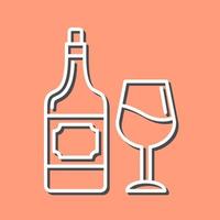 icono de vector de vino