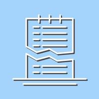 Corrupted List Vector Icon