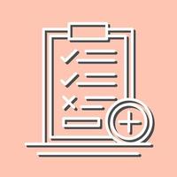 Medical Examination List Vector Icon