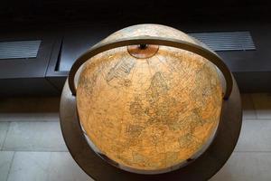 Old Earth globe photo