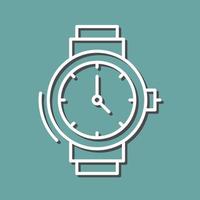 icono de vector de reloj de pulsera