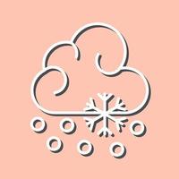 Snow Fall Vector Icon