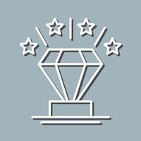 icono de vector de diamante