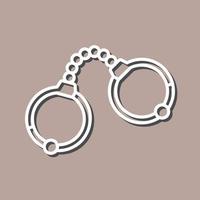 Handcuffs Vector Icon