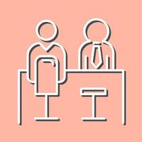 Employee Interview Vector Icon
