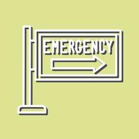 Emergency Sign Vector Icon