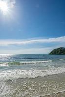 Beautiful idyllic seascape view on kohkood island in low season travel.Koh Kood, also known as Ko Kut, is an island in the Gulf of Thailand photo