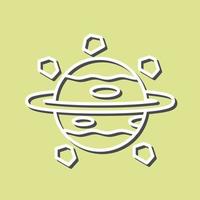Saturn Vector Icon