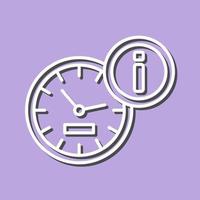 icono de vector de reloj