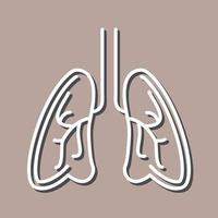 Lungs Vector Icon