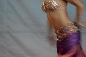 Oriental belly dancer beutiful move photo