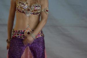 Oriental belly dancer beutiful move photo