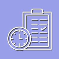 Time Planing Vector Icon