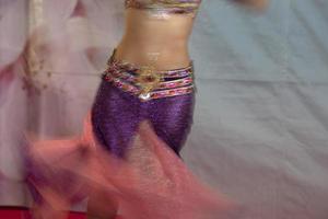 Oriental belly dancer beutiful move photo