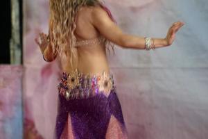 Oriental belly dancer beutiful move photo