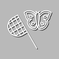 Butterfly Catcher Vector Icon