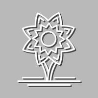 Daffodil Vector Icon