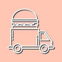 Fast Food Truck Vector Icon