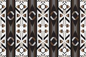 Geometric ethnic tribal vintage seamless pattern. Applied traditional design for background, carpet, wallpaper, clothing, wrapping, Batik, fabric, fashion design. Vector illustration embroidery style.