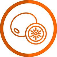 Kiwi Vector Icon Design