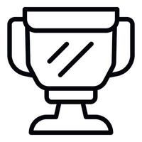 Ceremony award icon outline vector. Success win vector