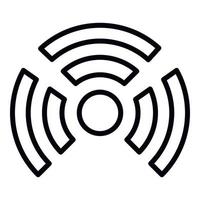 Ancient amphitheater icon outline vector. Building work vector