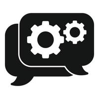 Message technical icon simple vector. Business paper vector